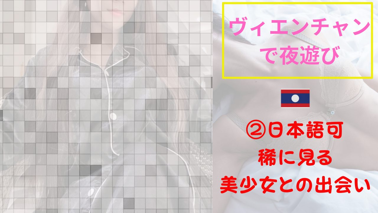 【夜遊び記録】日本語が話せる稀に見る美少女との出会い その2